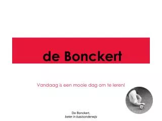 de bonckert