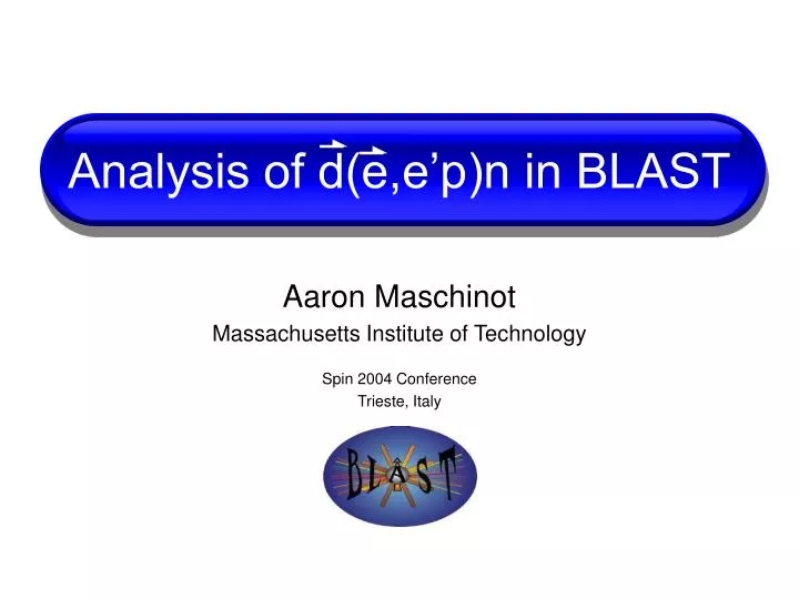 analysis of d e e p n in blast