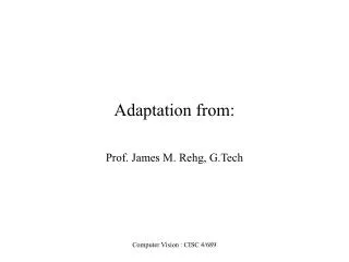 Adaptation from: