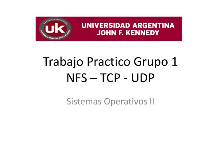 trabajo practico grupo 1 nfs tcp udp