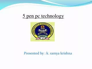 5 pen pc technology