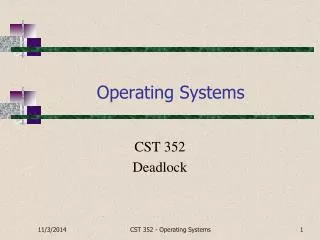 Operating Systems