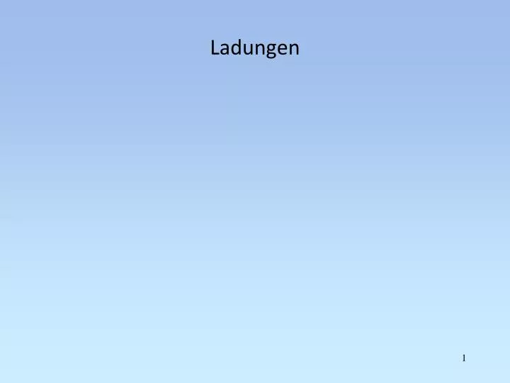 ladungen