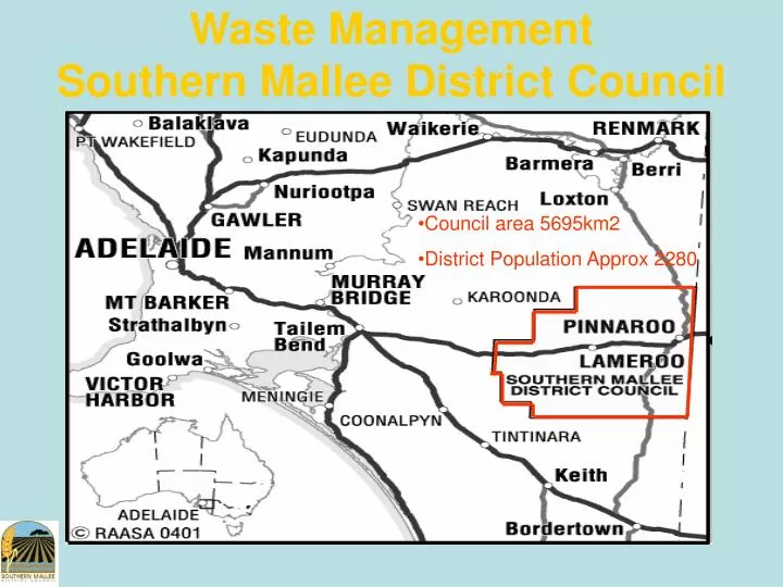 waste management southern mallee district council