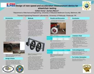 Design of new speed and acceleration measurement device for wheelchair testing