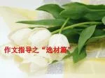 作文指导之 “ 选材篇 ” - slide 1