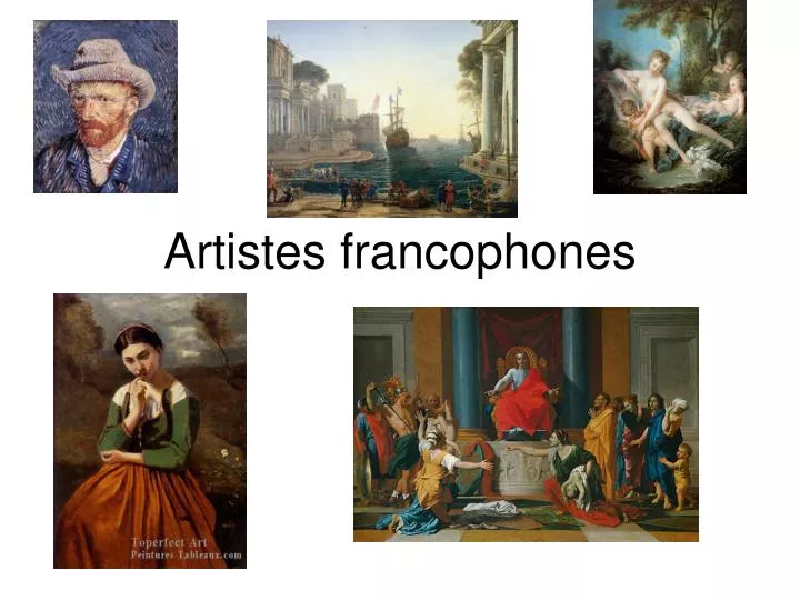 artistes francophones