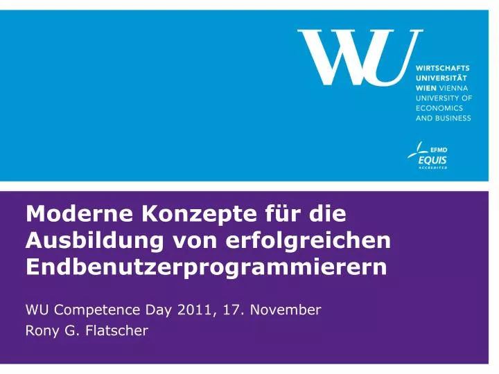 moderne konzepte f r die ausbildung von erfolgreichen endbenutzerprogrammierern