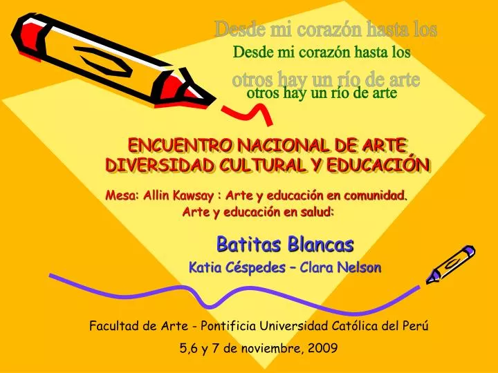 encuentro nacional de arte diversidad cultural y educaci n