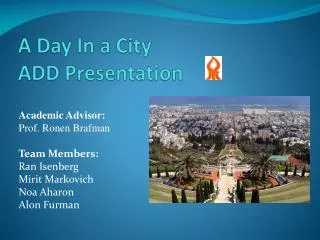 A Day In a City ADD Presentation