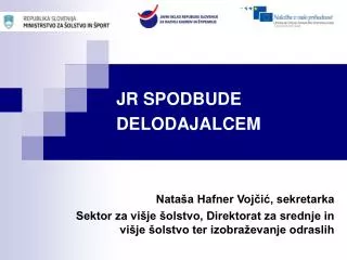 jr spodbude delodajalcem