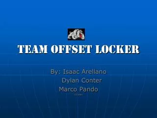 Team Offset Locker