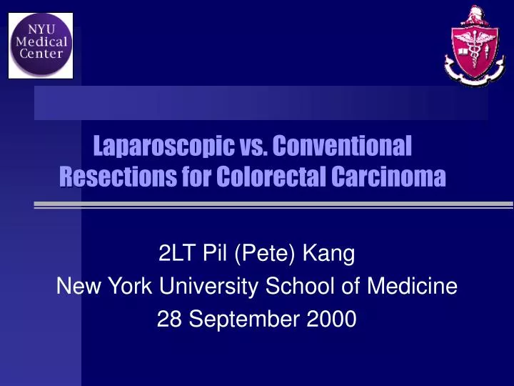 laparoscopic vs conventional resections for colorectal carcinoma