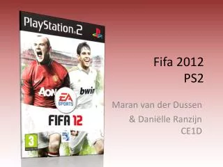 fifa 2012 ps2