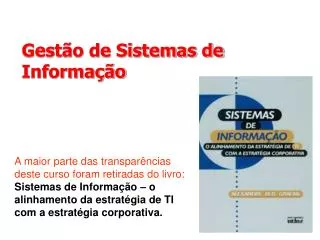 gest o de sistemas de informa o