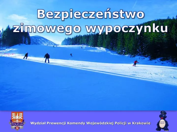 bezpiecze stwo zimowego wypoczynku