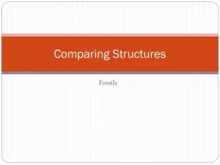 Comparing Structures
