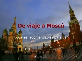 de viaje a mosc