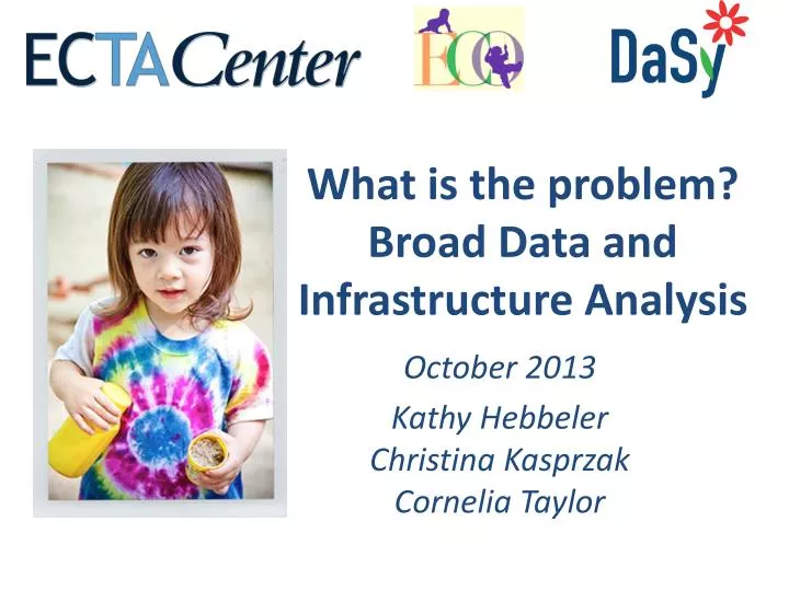 what is the problem broad data and infrastructure analysis