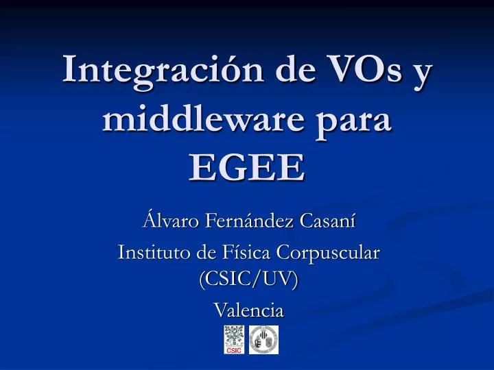 integraci n de vos y middleware para egee