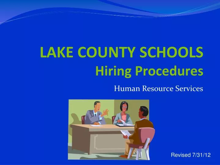 lake county schools hiring procedures