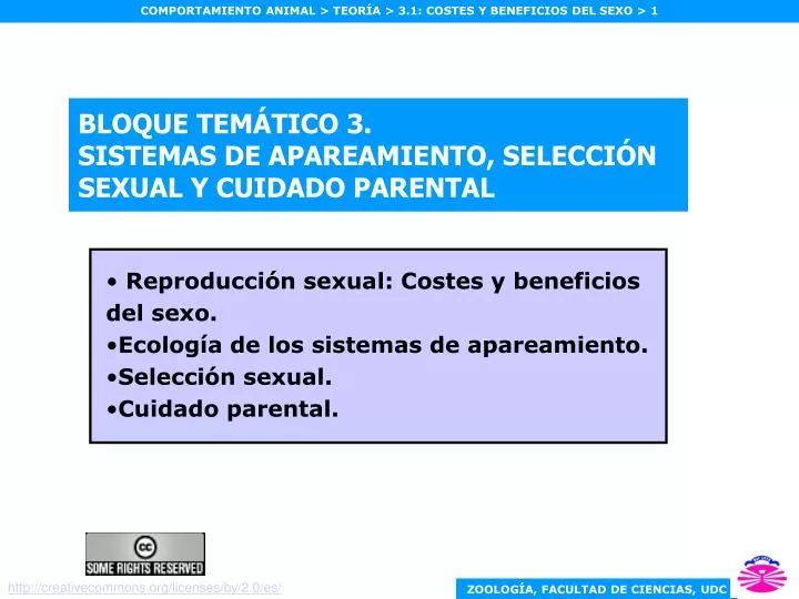 bloque tem tico 3 sistemas de apareamiento selecci n sexual y cuidado parental