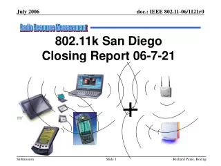 802.11k San Diego Closing Report 06-7-21