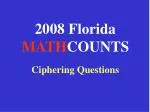 2008 Florida MATH COUNTS - slide 1