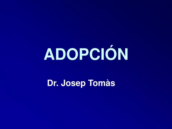 adopci n