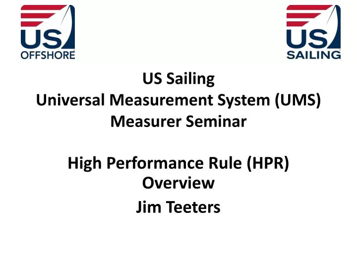 us sailing universal measurement system ums measurer seminar