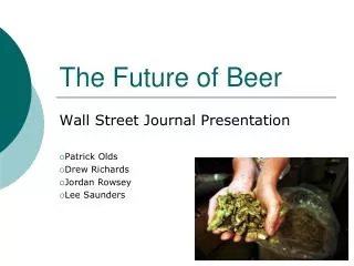 The Future of Beer