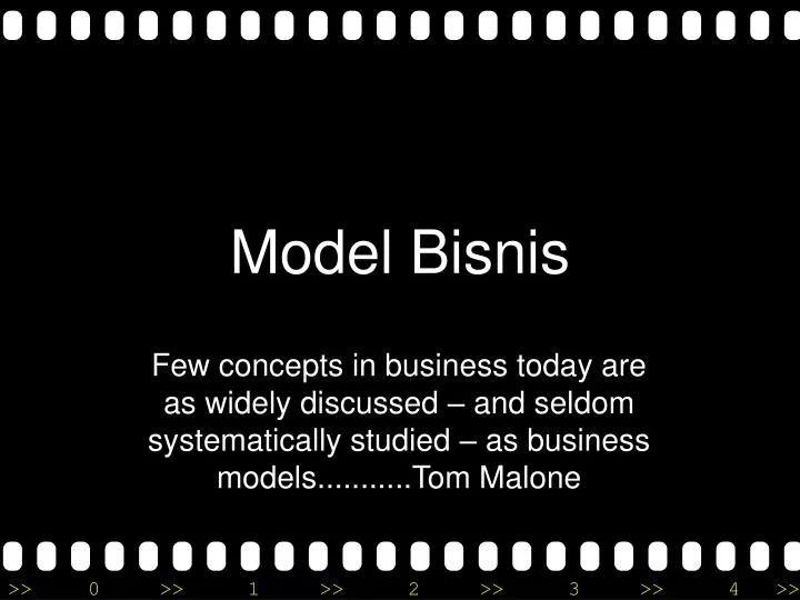 model bisnis