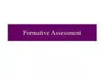Formative Assessment - slide 1