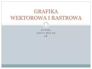 grafika wektorowa i rastrowa