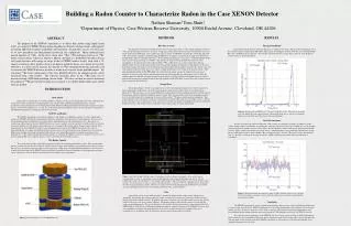 Building a Radon Counter to Characterize Radon in the Case XENON Detector