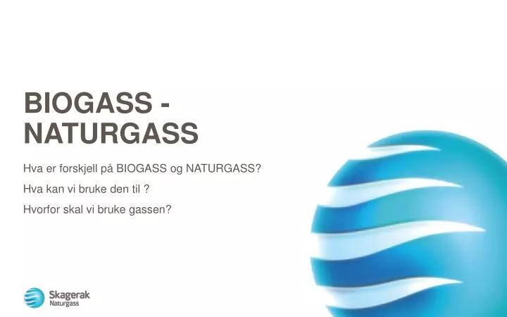 biogass naturgass