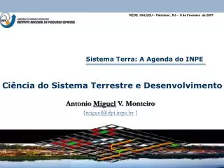 ci ncia do sistema terrestre e desenvolvimento