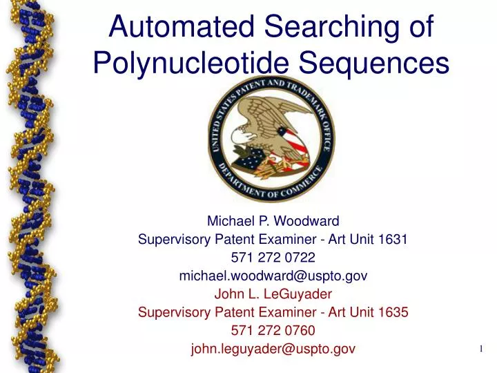 automated searching of polynucleotide sequences