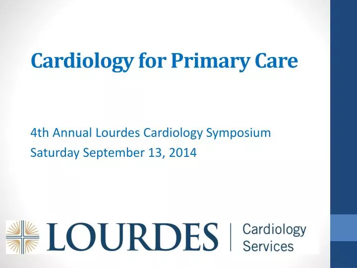 cardiology for primary care