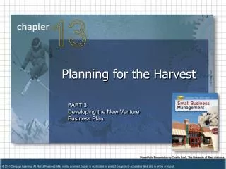 Planning for the Harvest