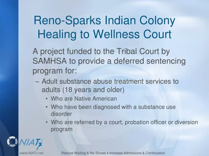 reno sparks indian colony healing to wellness court