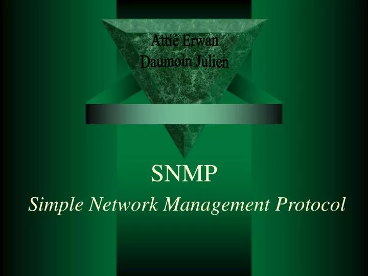 snmp simple network management protocol