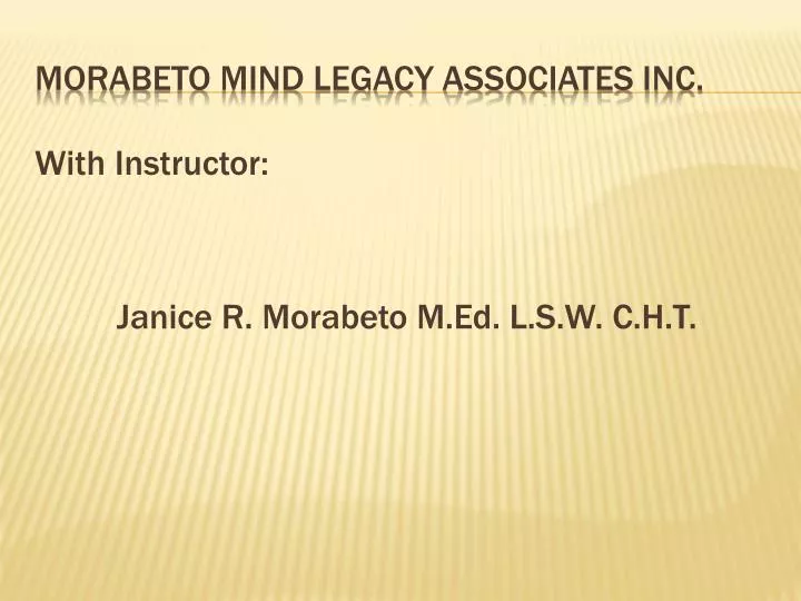 morabeto mind legacy associates inc