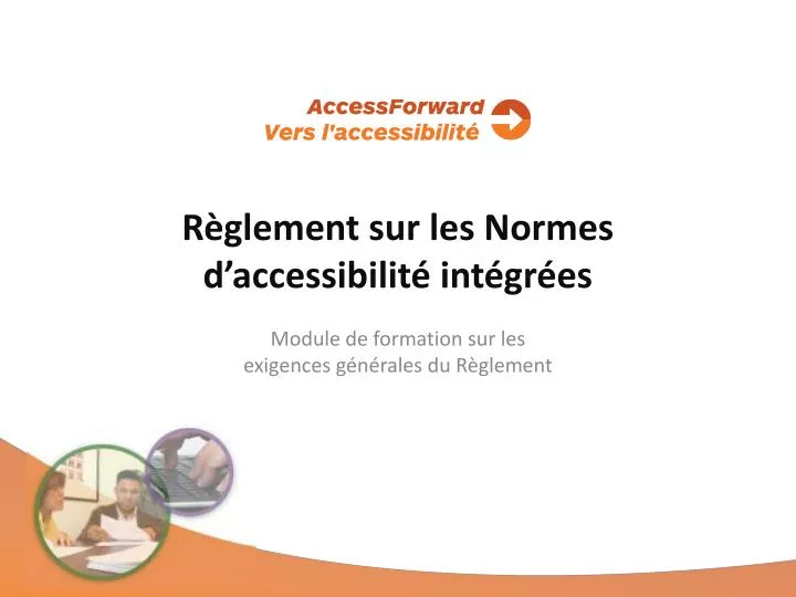 r glement sur les normes d accessibilit int gr es