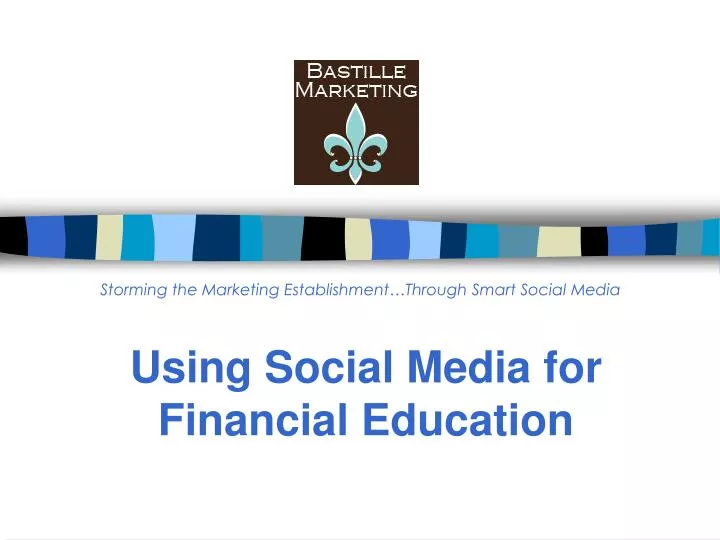 using social media for financial education