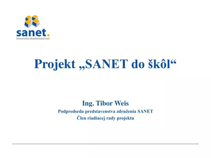 projekt sanet do k l