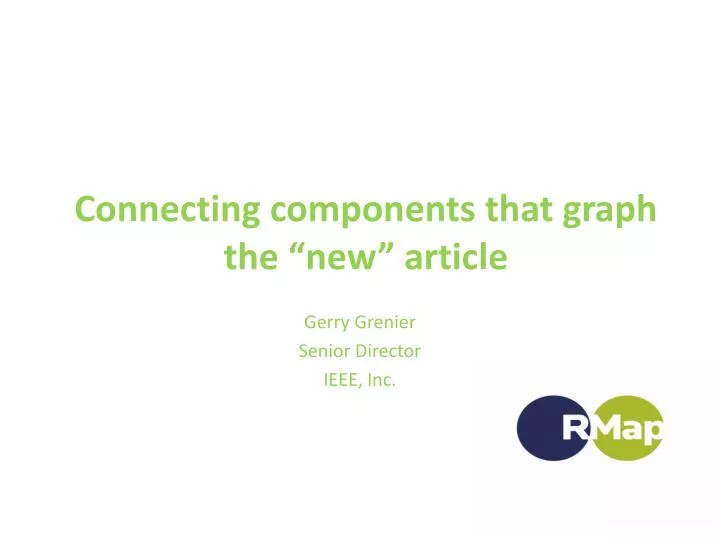 connecting components that graph the new article
