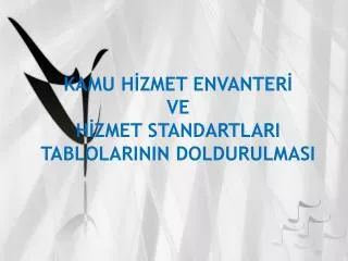 kamu h zmet envanter ve h zmet standartlari tablolarinin doldurulmasi