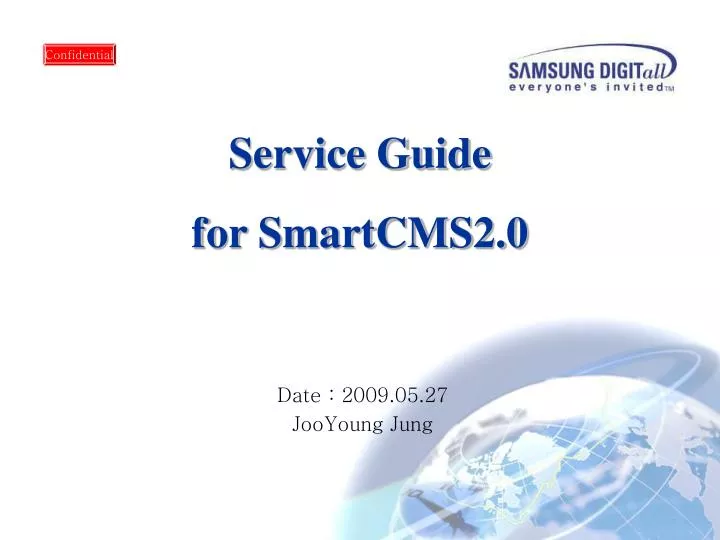 service guide for smartcms2 0