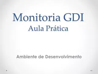 monitoria gdi aula pr tica